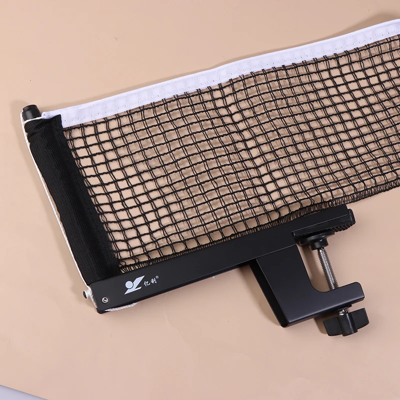 Easy Setup Table Tennis Net with Posts - Portable Ping Pong Net Set Adjustable Clamp Fits Table Thickness 1.5cm to 7cm
