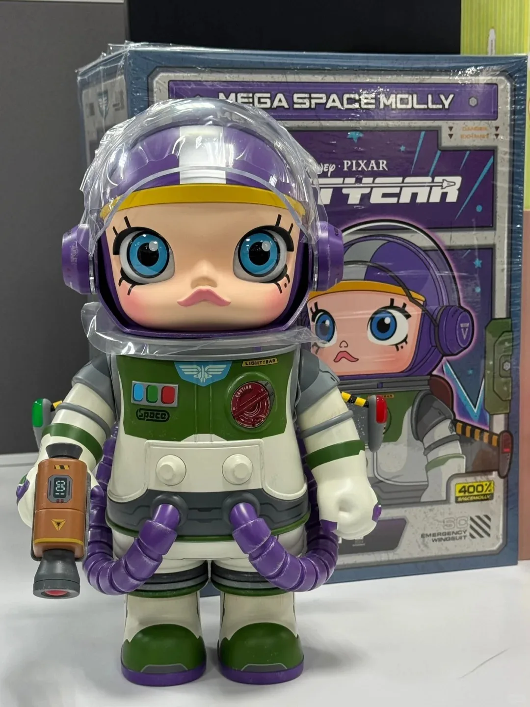 POP MART Mega Space Molly 400% Buzz Lightyear Series Genuine Toy Anime Action Figure Surprise Birthday Present