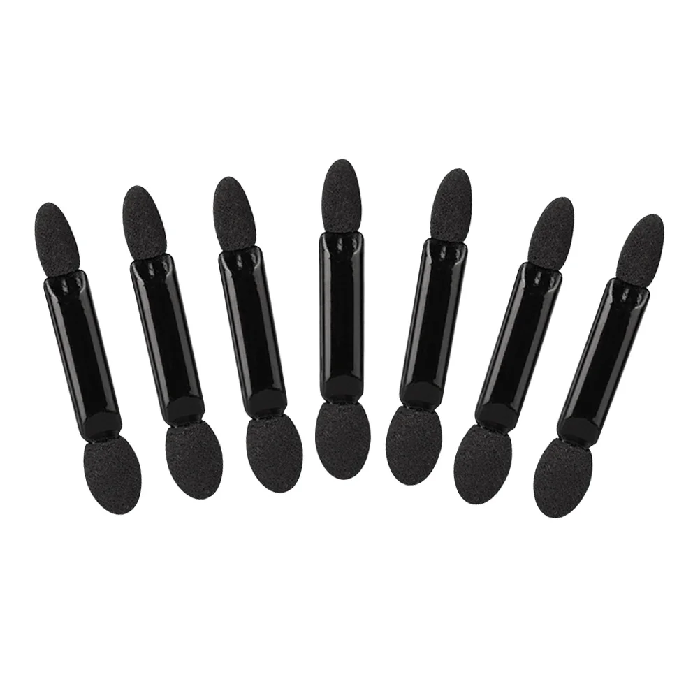 

50pcs Eyeshadow Stick Makeup Brush Sponge Applicator Double Sided Soft Latex Travel Party Wedding Prom Daily Use Lightweight