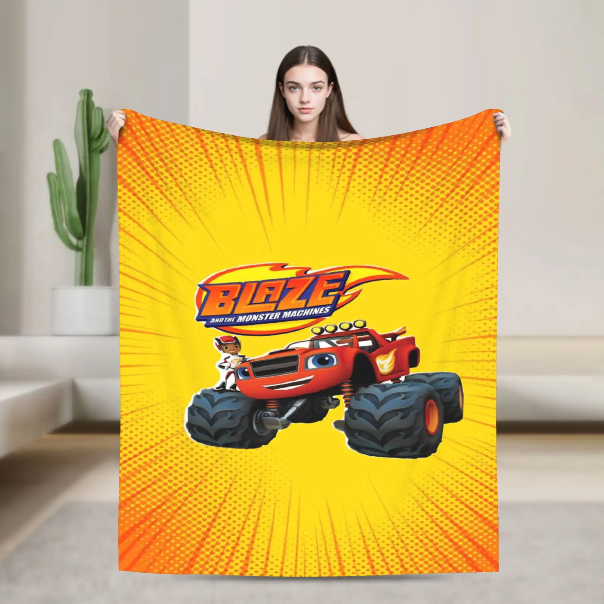 Blaze and the Monster Machines Blanket Multi-size Super Soft and Warm  Throw Blankets for Couch Sofa and Bed