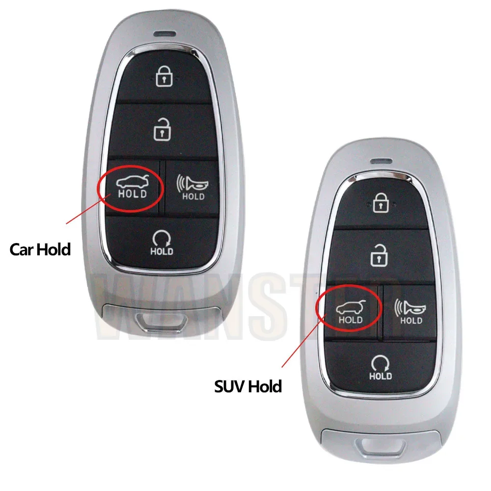 Car Key Fob Case Shell Housing for Hyundai Azira Tucson Prime Nexo DN8 PALISADE Solaris Sonata Sonata Santa Fe NX4 Atos SantaFe