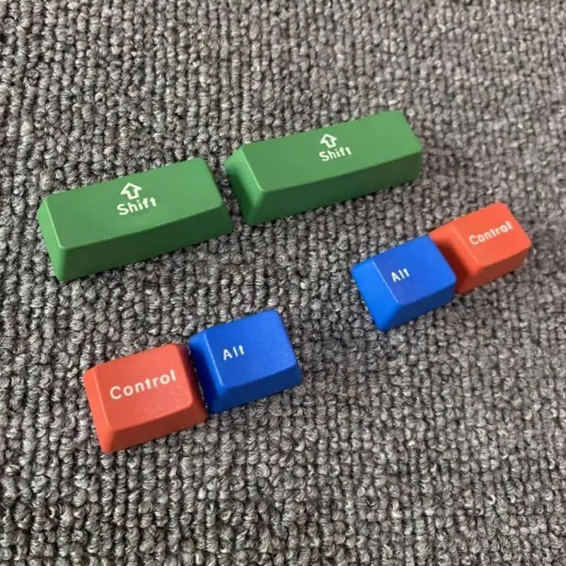 L9NA PBT Keycaps OEM Height Shift Contrl Keycap for Gaming Mechanical Keyboards 6PCS