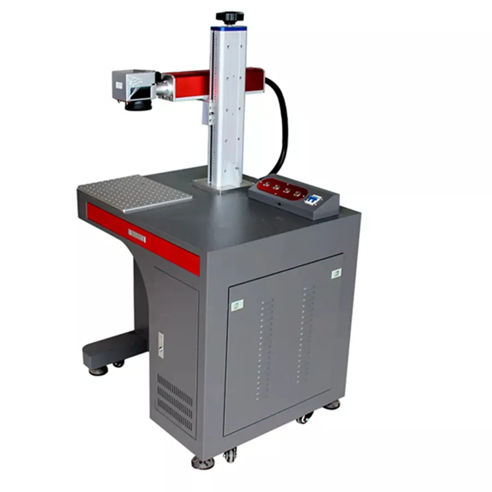 

fiber laser marking machine with rotary Raycus 20W 30W 50W or 60W 70W 100W metal engraving machine