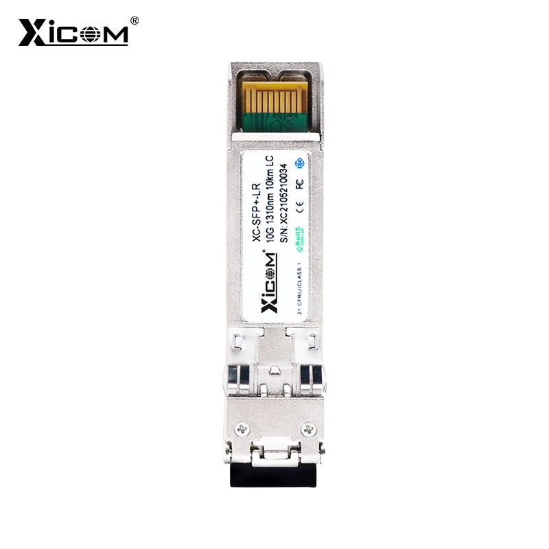 Xicom 10G SFP Transceiver Module LC 1310 Duplex 5km,10km,20km SFP+ Optical Fiber Module Single for Cisco SFP-10G-LR, Mikrotik