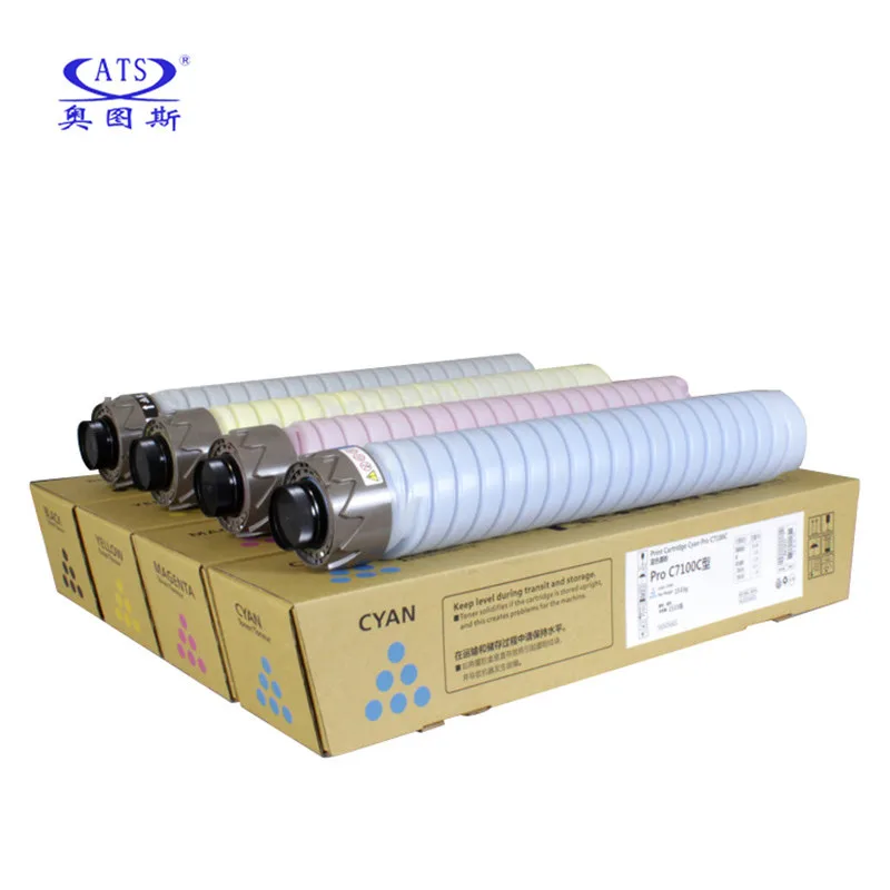 4PCS/Set Color CMYK1500g TN Toner Cartridge For Ricoh Pro C 7100 7110 C7100 C7110 Compatible Toner Powder Copier Spare Parts