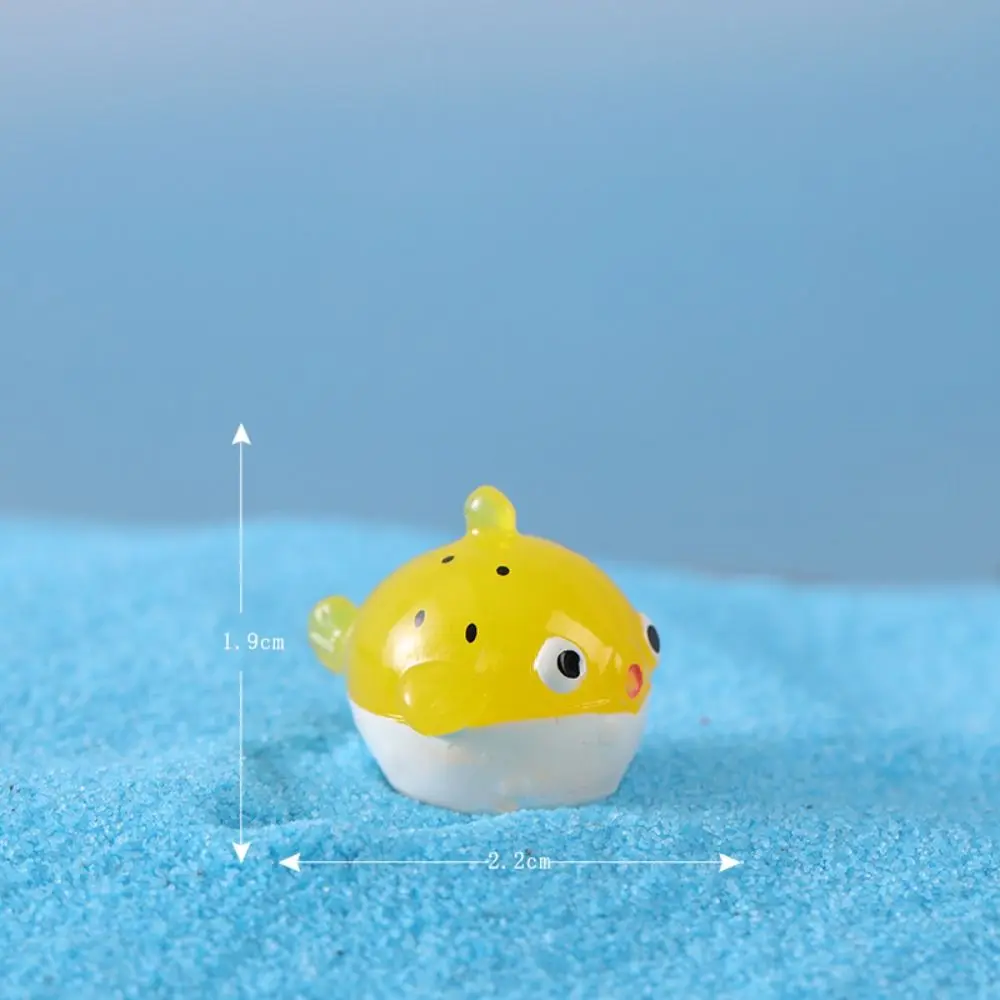 DIY Sea Animals Ornaments Micro Landscape Hand-painted Sea Fish Model Marine Animal Series Resin Marine Animals Miniature