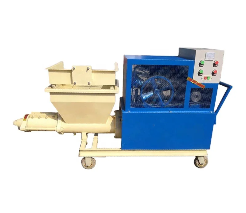 

Powder wall plane putty real stone paint spraying machine multi-functional automatic small cement mortar spraying machine