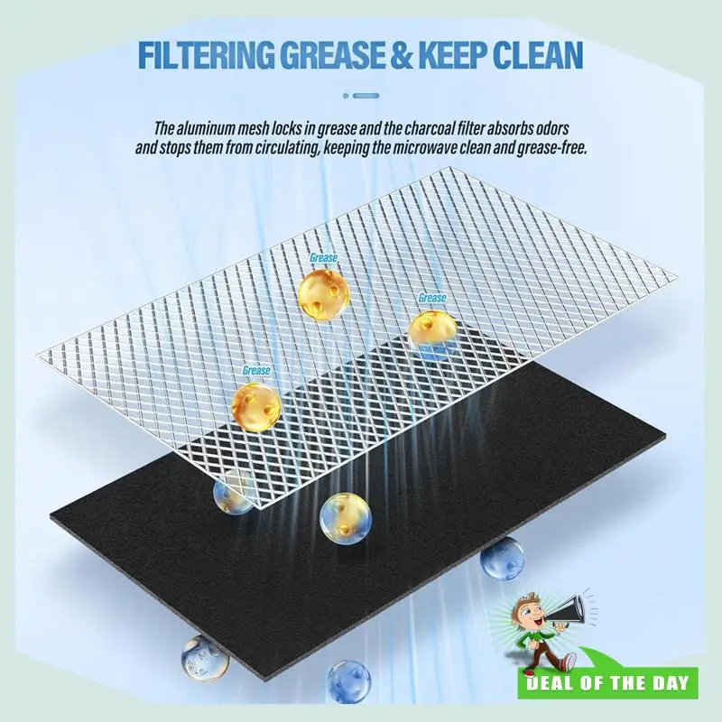 

24-Hour Delivery 8PCS Microwave Charcoal Filter Accessories For GE JX81C WB02X10776 Microwave Filter For Kitchen Air Carbon Filt