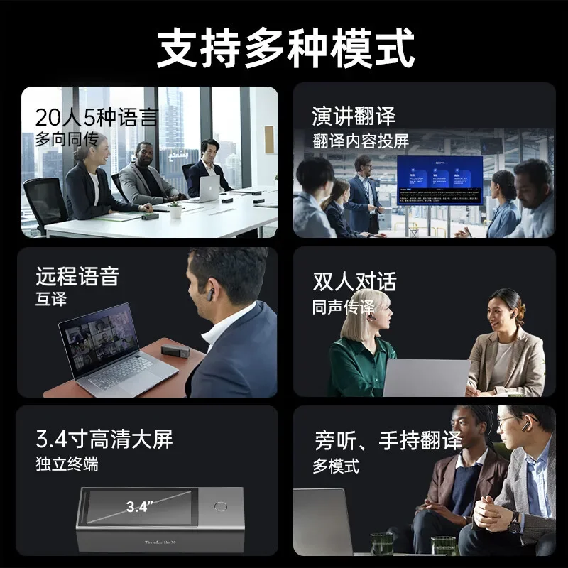 X1 simultaneous translation headset, multi-person meeting real-time, multi-language dialogue offline