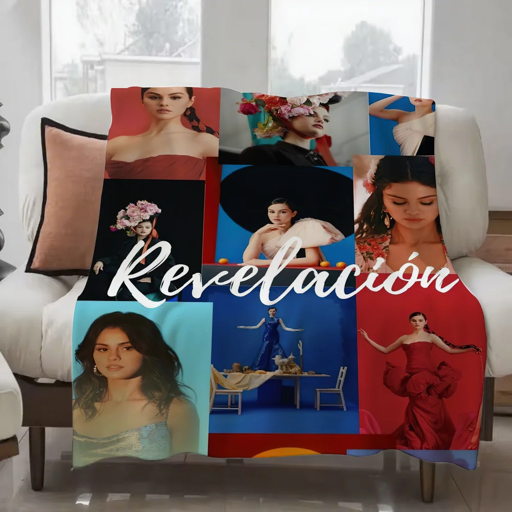 Singer Selena Gomez I Said I Love You First Blanket Design Lightweight  For Dorms, Naps, Living Room, Office,Sofa,All-Season