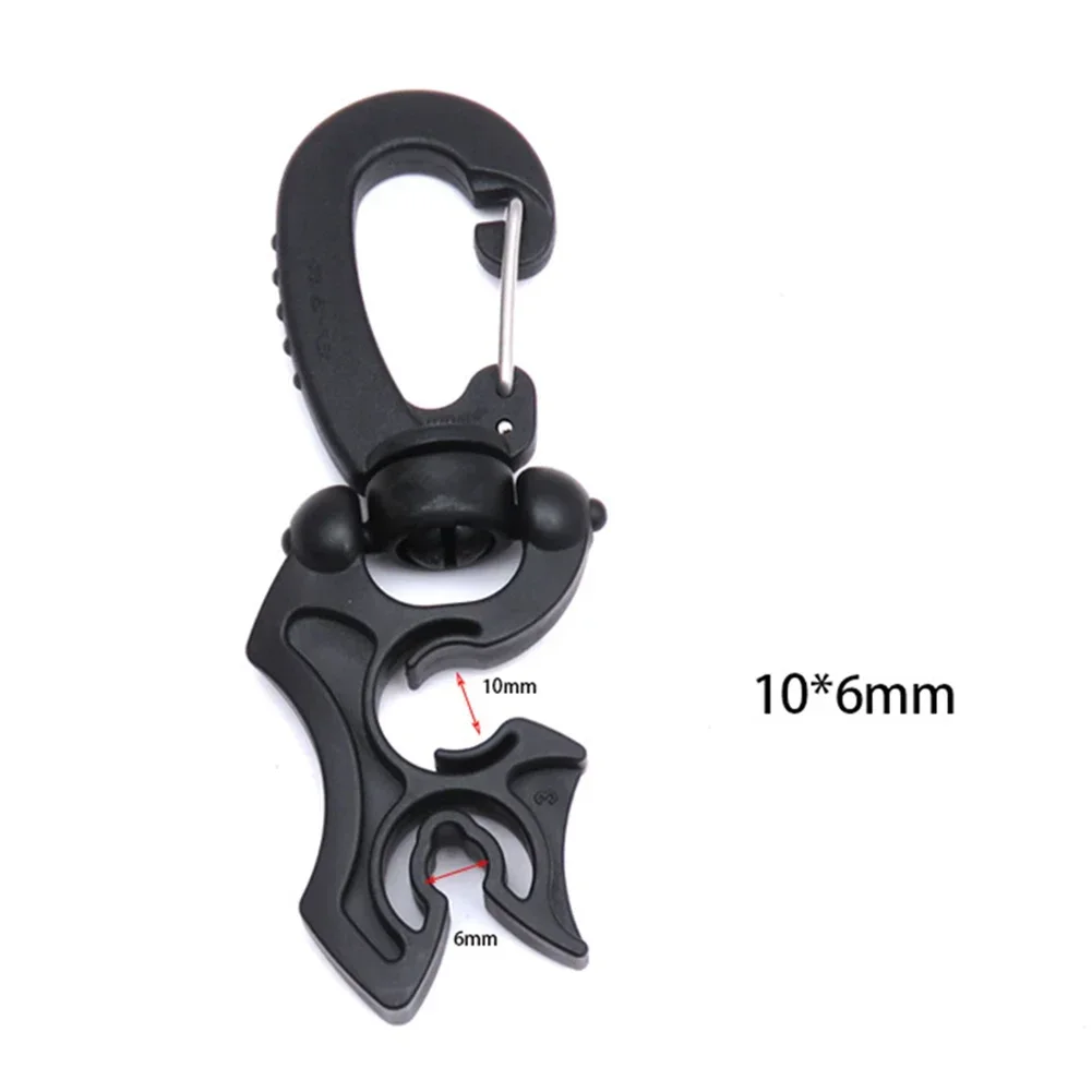 Scuba Diving Double Hose Holder With Clip BCD Regulator Console Accessories Snorkeling Double BCD Clip Regulator Buckle Hooks