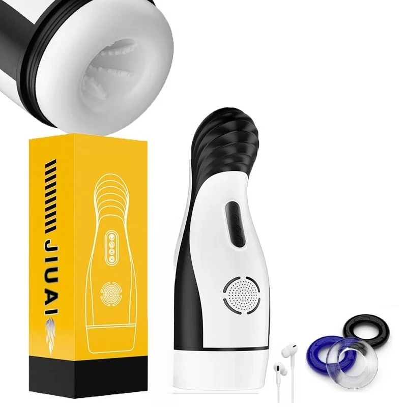 Heating Masturbator Cup Automatic Male Realistic Sucking Intelligent Voice Vibration Machine Pussy Penis Pump Sex Toy sex toys