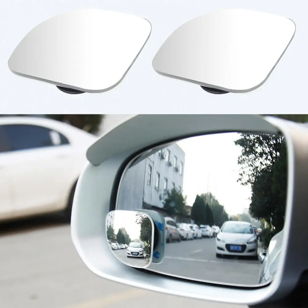 Car Rearview Mirror Frameless Side Mirrors for Car Blind Spot Rearview Wide Angle Rear View Accessories Pair of Car for Enhanced