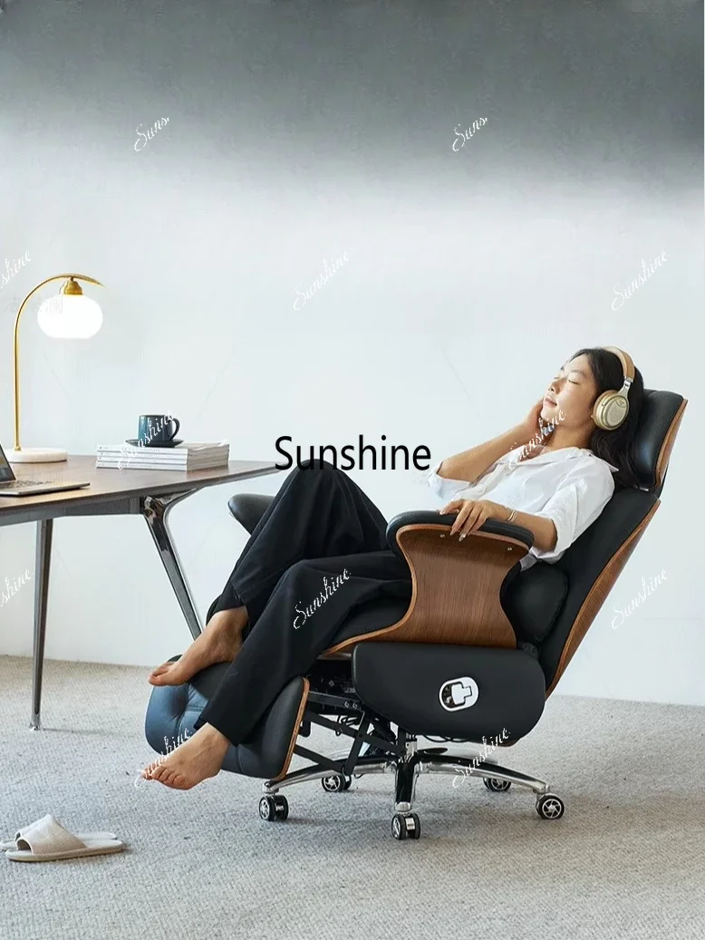 Simple boss computer chair home comfort sedentary engineering reclining high-end seat