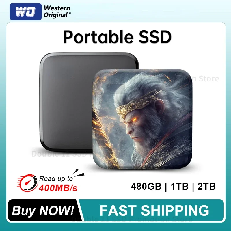 

128TB Elements SE 2TB Portable Solid State Drive 8TB External SSD 480GB USB 3.0 External Hard Drive 1TB New Original Western