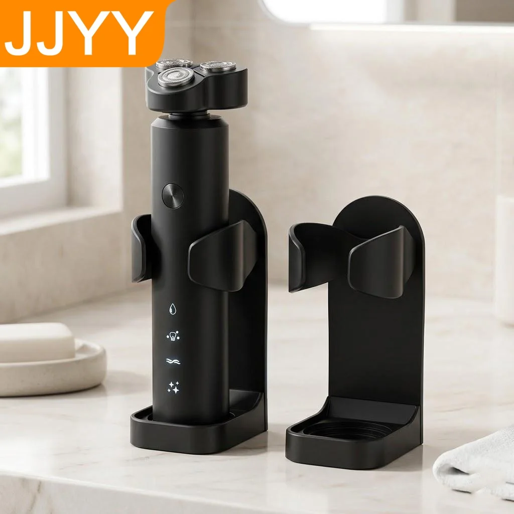 

Toothbrush Holder Wall Mounted Bathroom Organizer Self Adhesive No Drill Toothpaste Holder Shower Accessories Storage Rack Hook Bathroom Kitchen Countertop Space Saving Design Ideal for Small Bathrooms and Shared Spaces