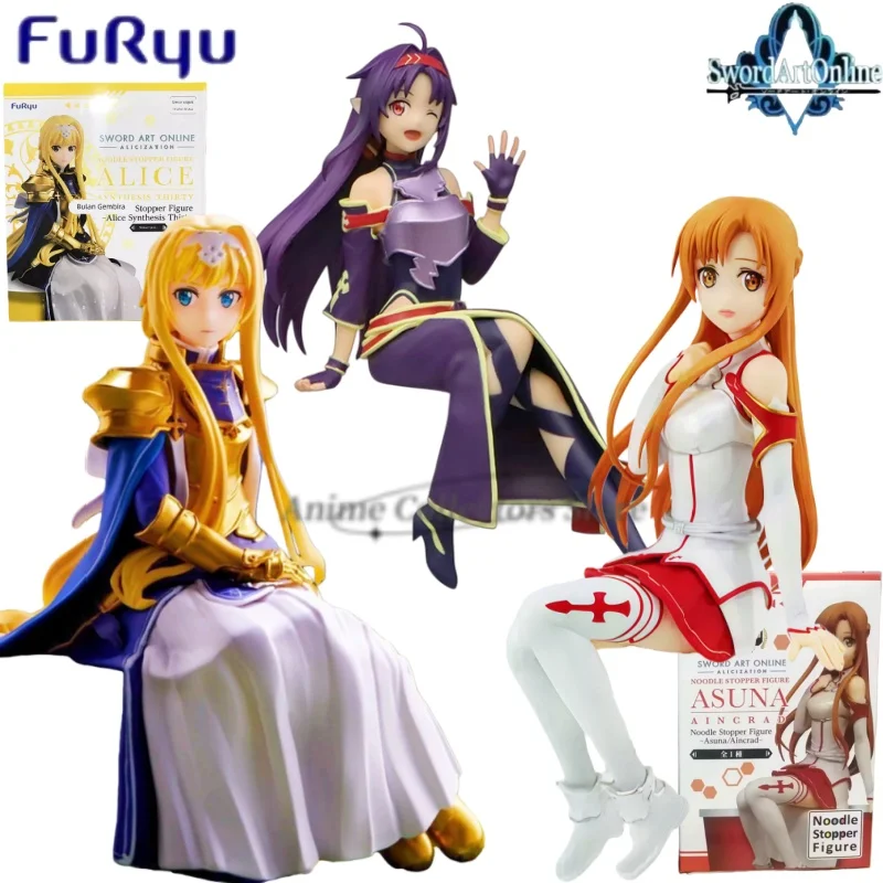 

В наличии оригинальные Furyu Sword Art Online Alicization Alice Asuna Konno Yuuki аниме фигурку игрушки модель украшения