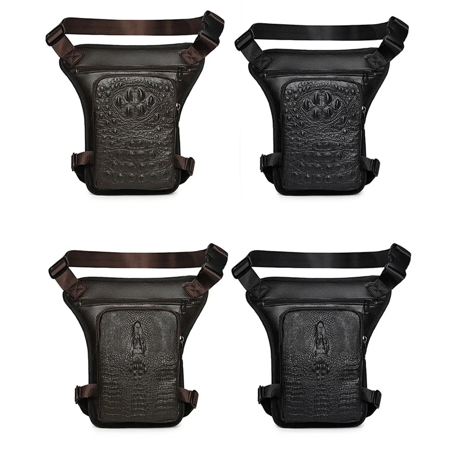Drop Leg Bag Waterproof PU Material Practical for Men Belt Bumbag Waist Hip Pack for Fishermans Fishing Sporting Bike Campers view 6