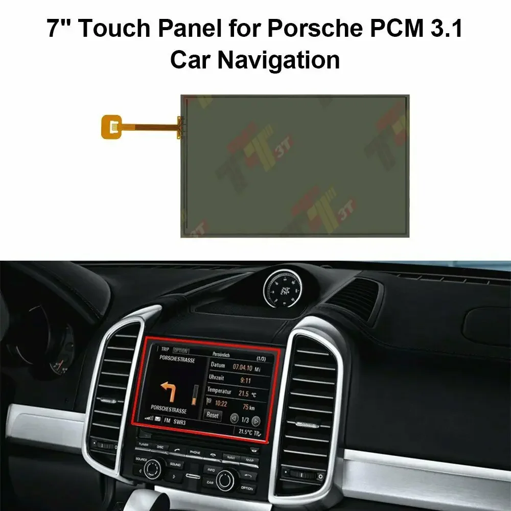 4pin touch screen digitizer Lens for Porsche PCM3.1 cayenne Car DVD player Gps navigation 7