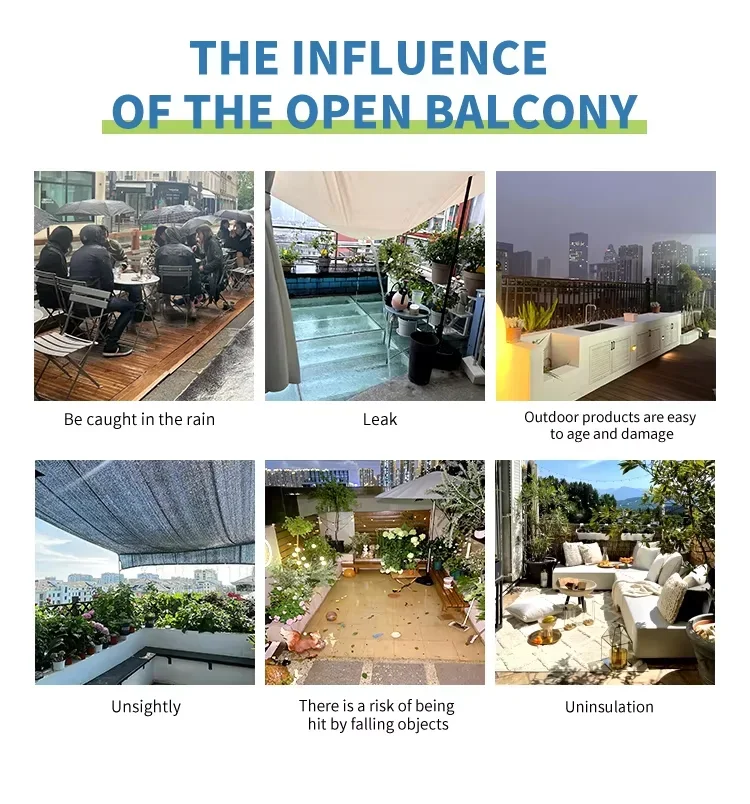 Gazebo extérieur étanche en aluminium PVC, auvent de toit rétractable, cadre enduit de poudre, couverture murale de Patio