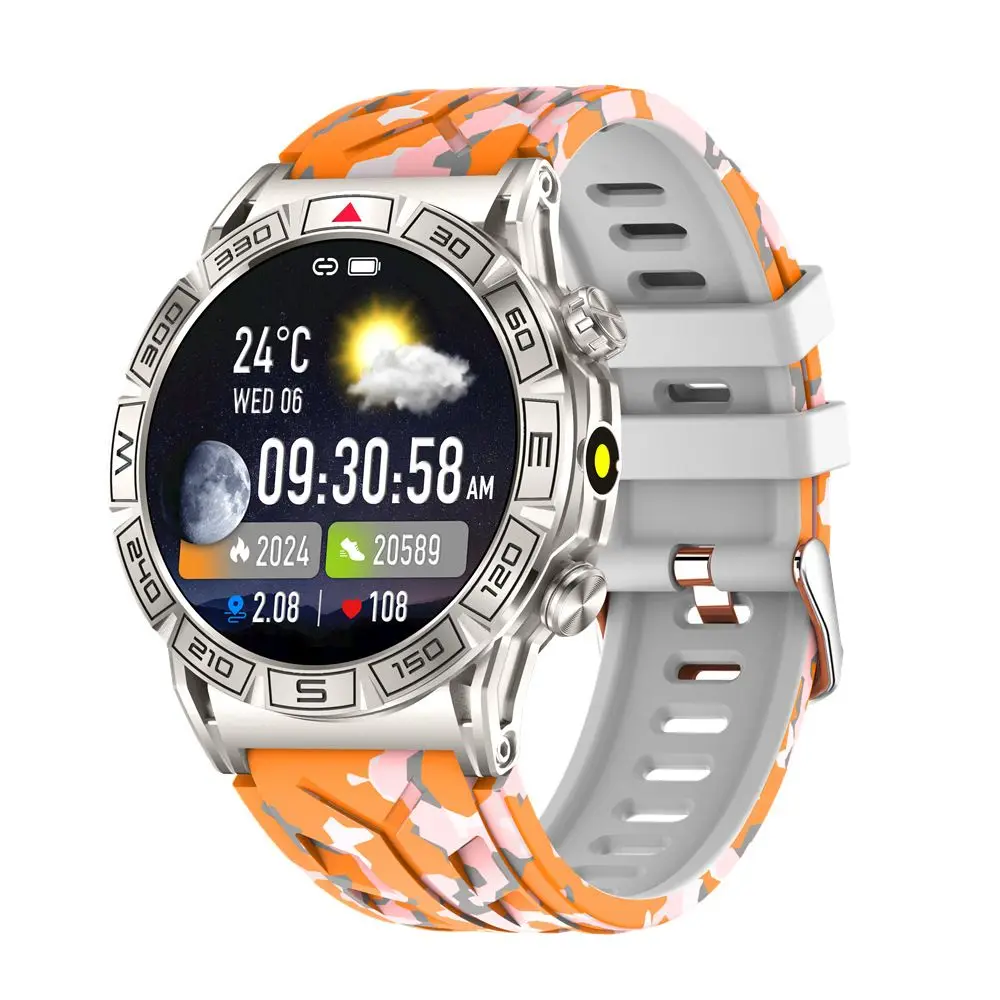 

For ZTE Nubia Z60 Ultra Z50S Pro Smart Watch Men Outdoor 1.43inch Screen Bluetooth Call Sports Fitness Tracker Smartwatch
