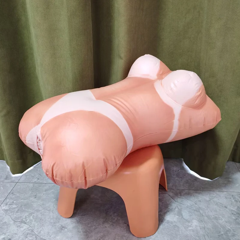 DS8359 Female Mannequin Inflatable Pillow for Household Furnishings, Female Simulated skin tones Cloth, Toroso Shooting Mode