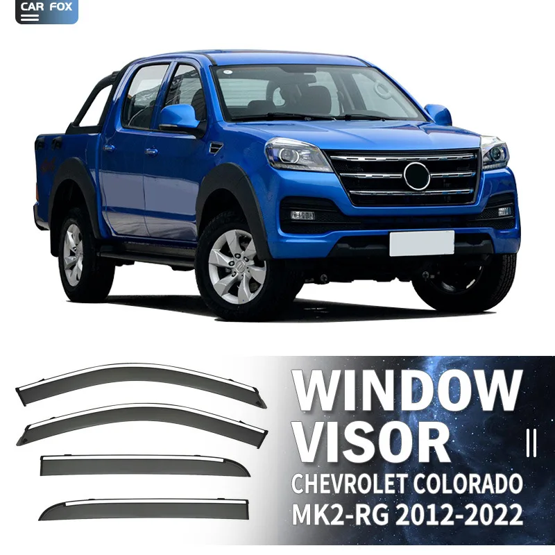 

For Chevrolet Colorado 2012-2022 Car Window Visor Awning Shelters Windshield Side Window Rain Sun Shade Auto Accessories