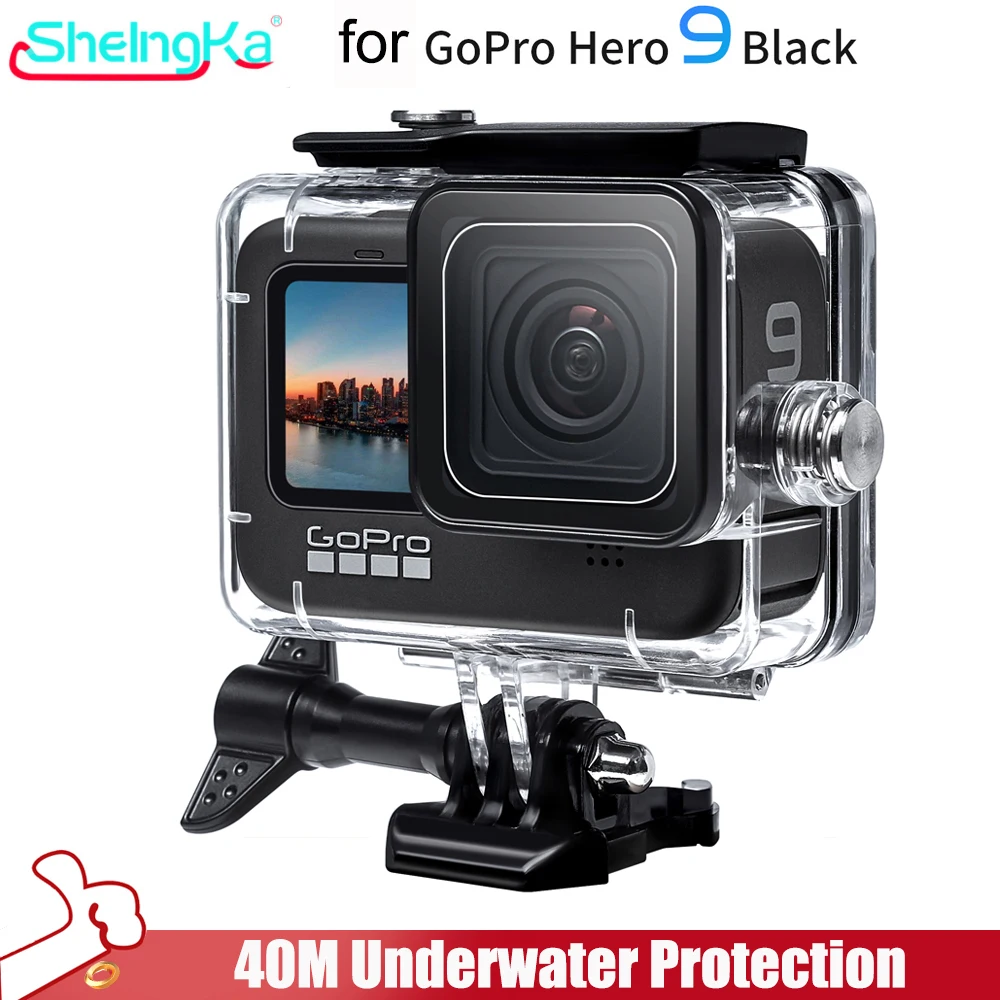 Водонепроницаемый чехол Sheingka для дайвинга, черный защитный чехол для подводной съемки, 40 м, аксессуары для камеры
