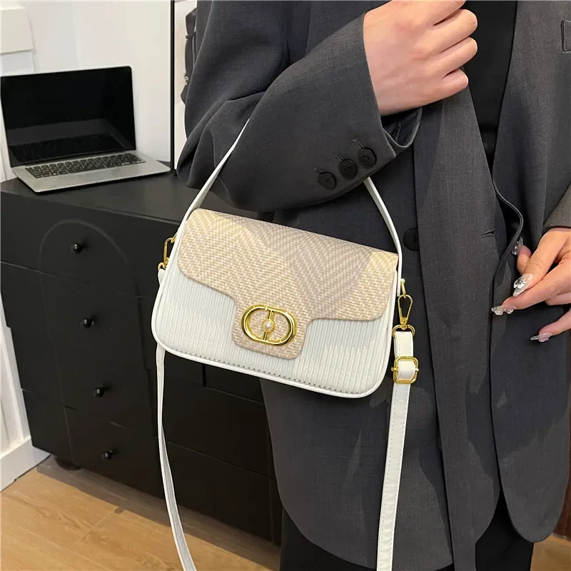 

Simple And Stylish Large Capacity Diaper Bags For Women Luxury Vintage Crossbody Bag Fashionable Leather Commuter Tote