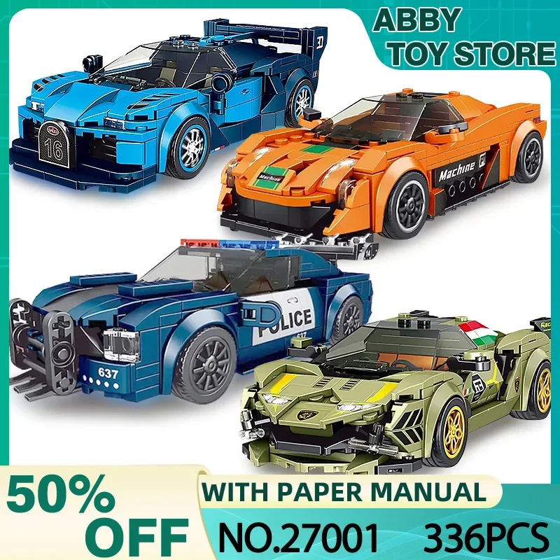 

MOULD KING 27001 27002 27003 27004 Sport Racing Car Model With Display Box Assembly Toys Building Blocks Bricks Christmas Gift