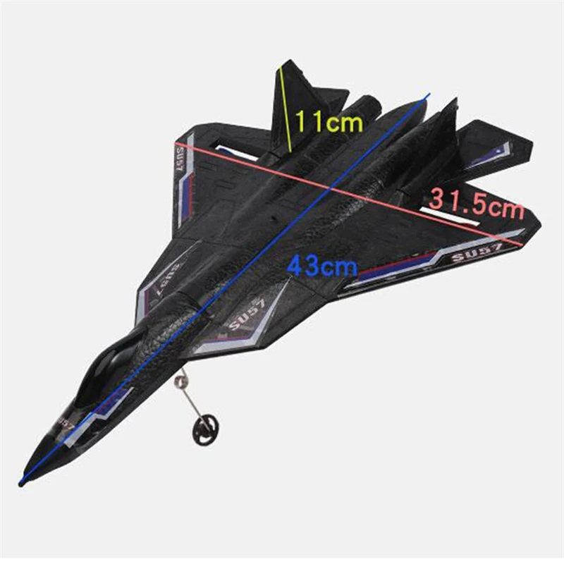 SU 57 Radio controlled glider aircraft foam boy children\'s toys