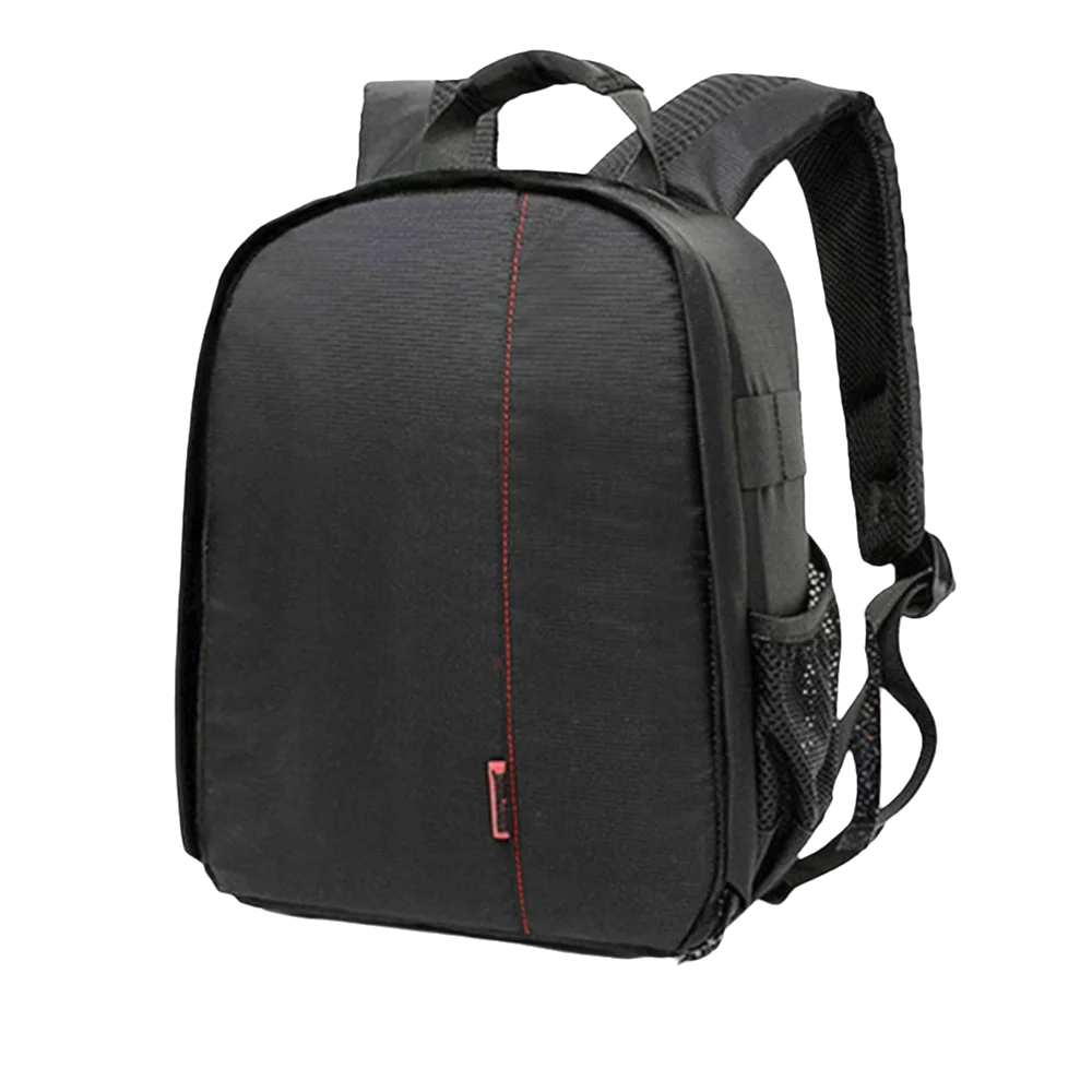 Compact Nylon Camera Backpacks Red Waterproof DSLR Camera Backpack Outdoor Grade Small Camera Backpack Outdoor Travel