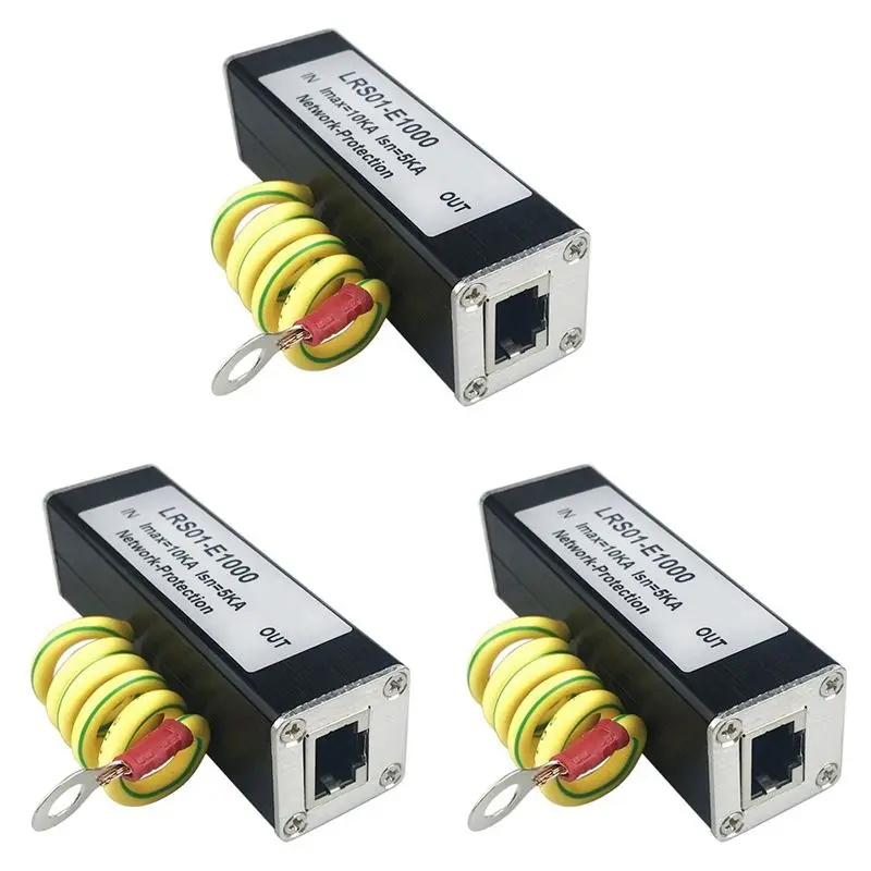 

Изысканное устройство защиты сети Exquisite-3X POE 1000M, защита от перенапряжения для камер видеонаблюдения POE 1000M, защитное устройство RJ45 Gigabit Ethernet