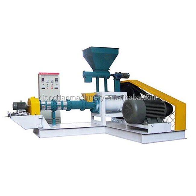 Twin screw extruder fish feed making machine floating fish food pet cat animal food pellet maker processing equipment price sale