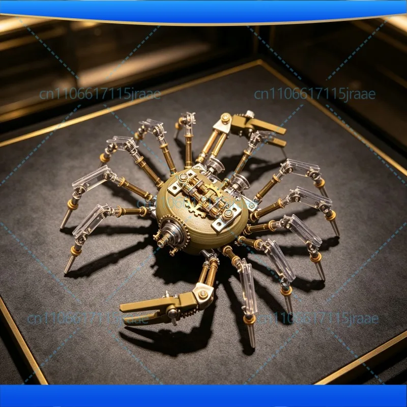 Steampunk Mechanical Crab DIY Assembly Model Creative Desktop Ornament