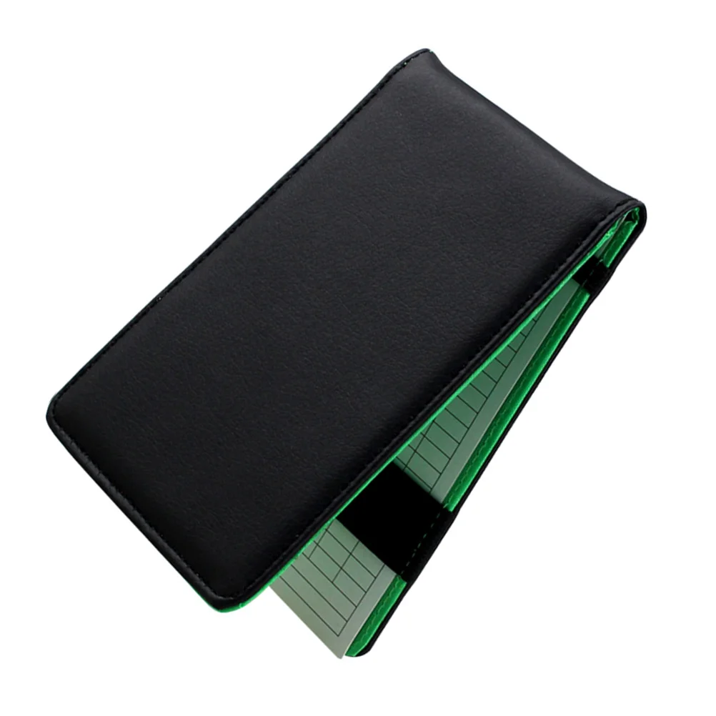 Golf Score Book The Notebook Portable Notepad Sports Golfs Scorebook Pu Paper Keeping Golfing Recording Tool Balls