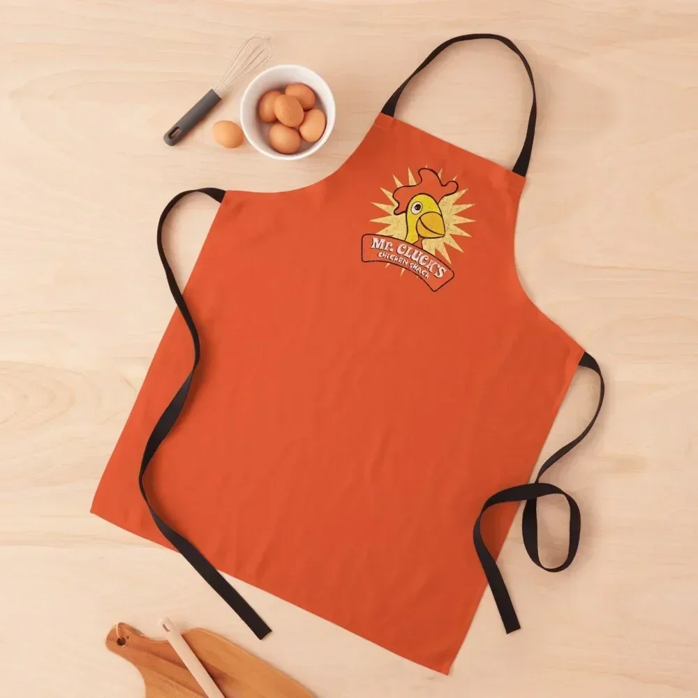 

Mr. Cluck's Chicken Shack Apron christmas decoration cook wear for kitchen useful Waiter Uniforms Apron