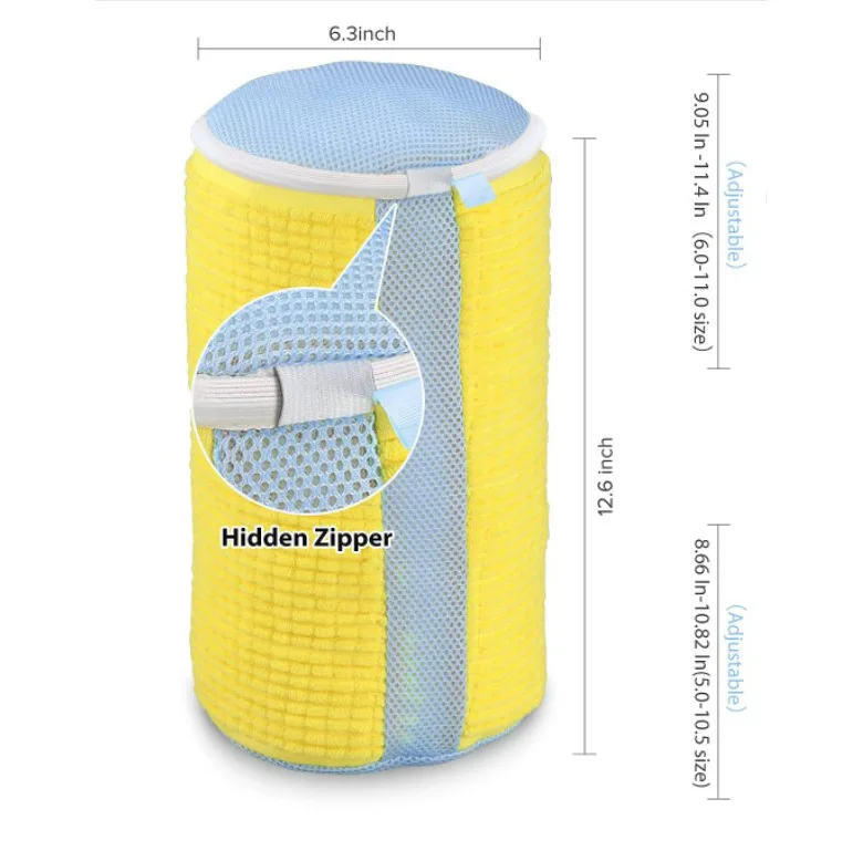 1/2PCS Washing Shoes Bag Cotton Laundry Fluffy Fibers Easily Remove Dirt Washing Bags Anti-Deformation Shoes Clothes Organizer