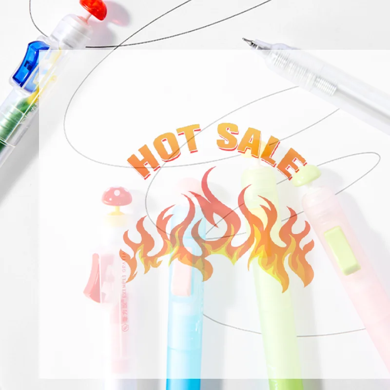 

Ручка Relax Switch для подготовки экзамена - гелевая ручка Fidget Clicker 0,5 мм для гладкого письма, инструмент для исследования анти-тревоги для школьников, офиса