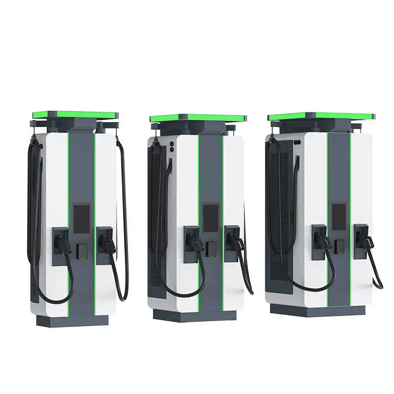 New 60KW-360KW DC Fast EV Charging Station with CCS Combo Interface Floor Stand and Double