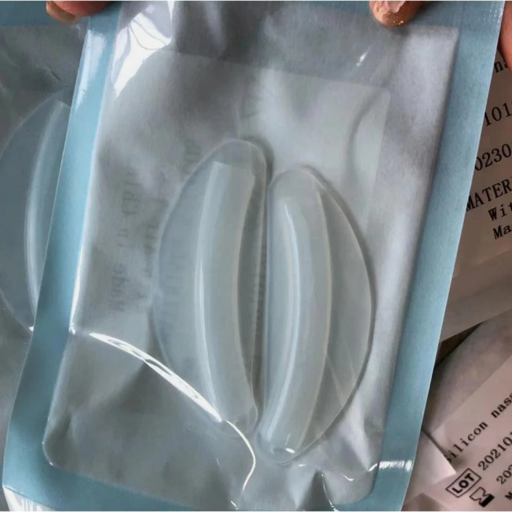 100Pairs Medical Septoplasty Silicone Nasal Splint Hospital Consumables Internal Nasal Airway Splint with Sterilization