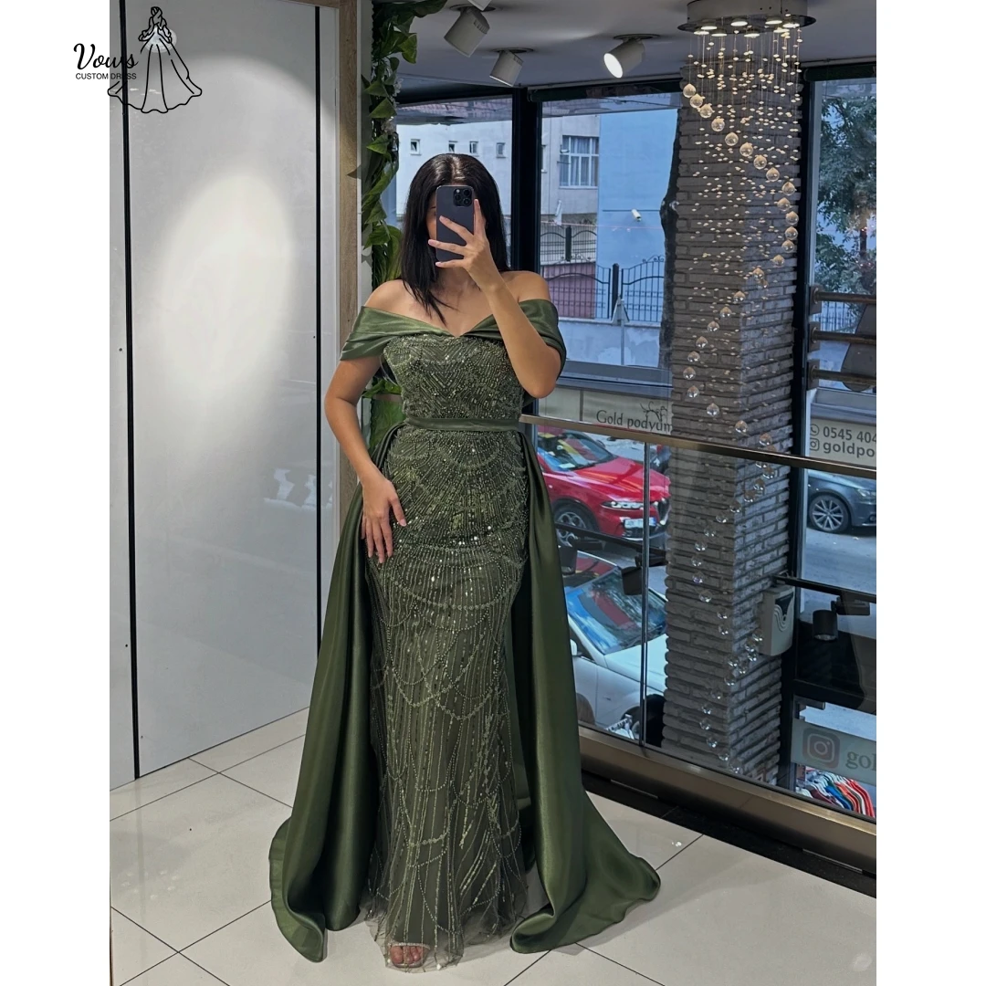 

Vows Dubai Evening Dresses Luxury 2025 Line A Asymmetrical Custom Made Elegant Cocktail Dresses for Special Occasions Ballgown