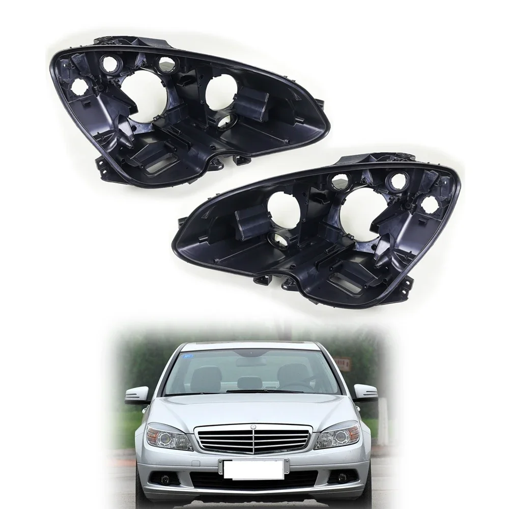 

X-T For Mercedes Benz W204 C Class C180 C200 C260 C300 2008 - 2010 Car Headlight Back House Headlight Base Housing