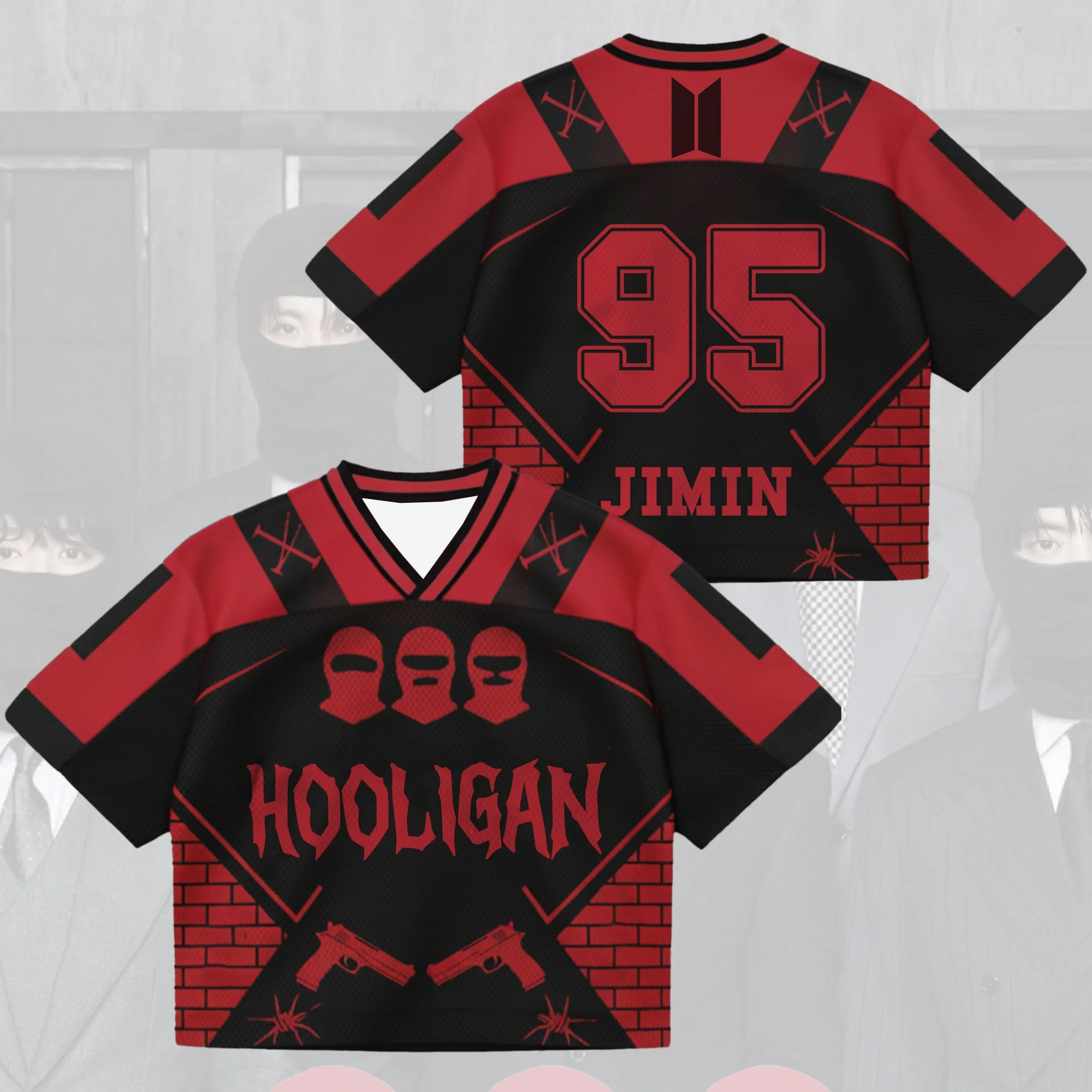 2026 BTS Hooligan Tour 3D Print Jersey T-shirt Men Women Summer Harajuku Shirt Breathable Quick Drying Family Kids Clothing