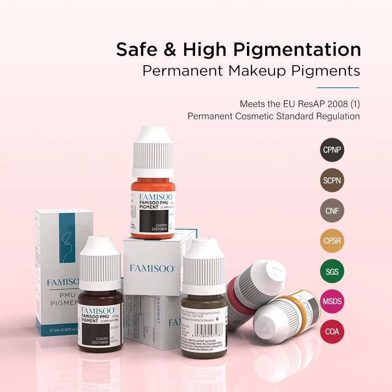 

5ML New Permanent Makeup Tattoo Lips Pigment PMU Microblading Tattoo Ink for Lip Tattoo Pigments Beauty Art Women Use