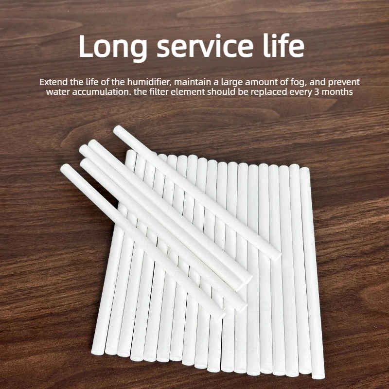 10PCS 4mm/5mm Humidifier Filter Cotton Swab Core USB Air Ultrasonic Humidifier Aroma Diffuser Replacement Cotton Sponge Stick