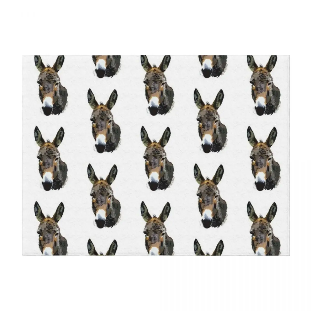 

Donkey Throw Blanket Bed Decorative Beds Plaid Blankets