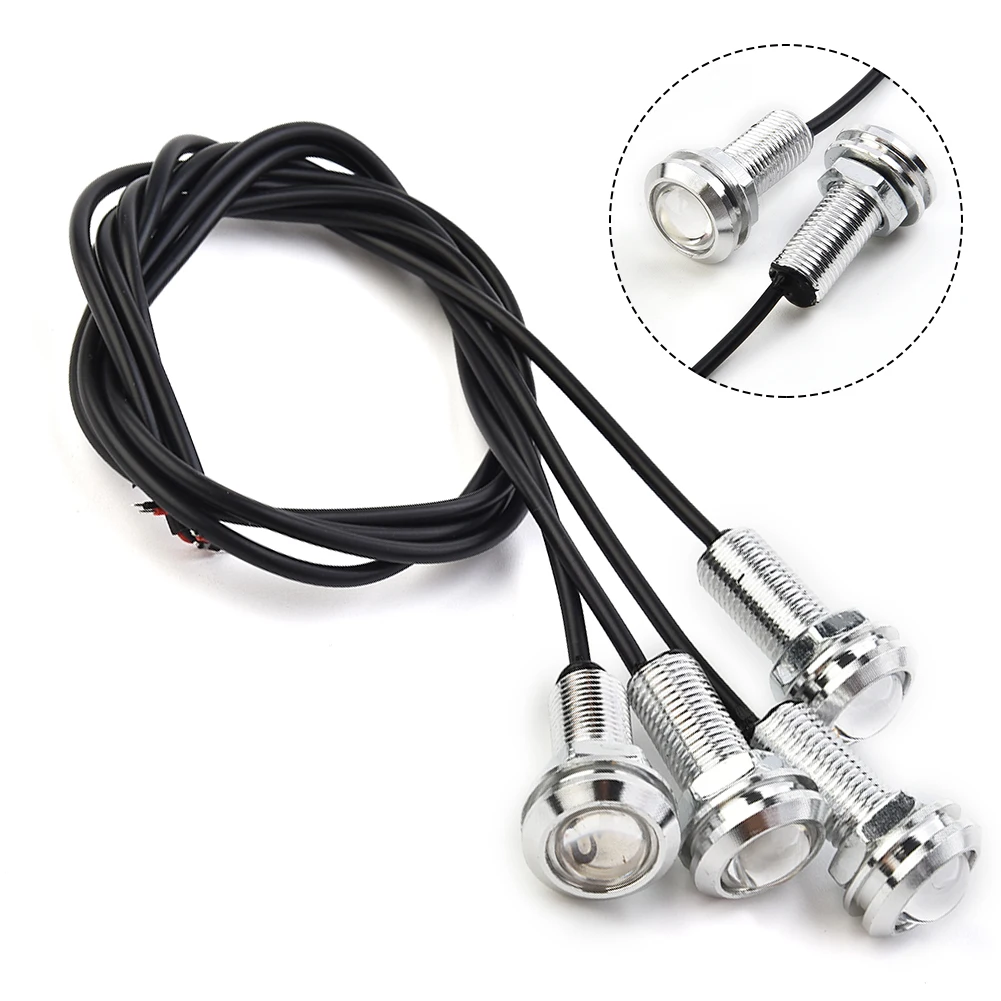Ambient Light Navigate in the Dark with 4 Blue LED Underwater Lights for Your Boat Waterproof and Long Lasting