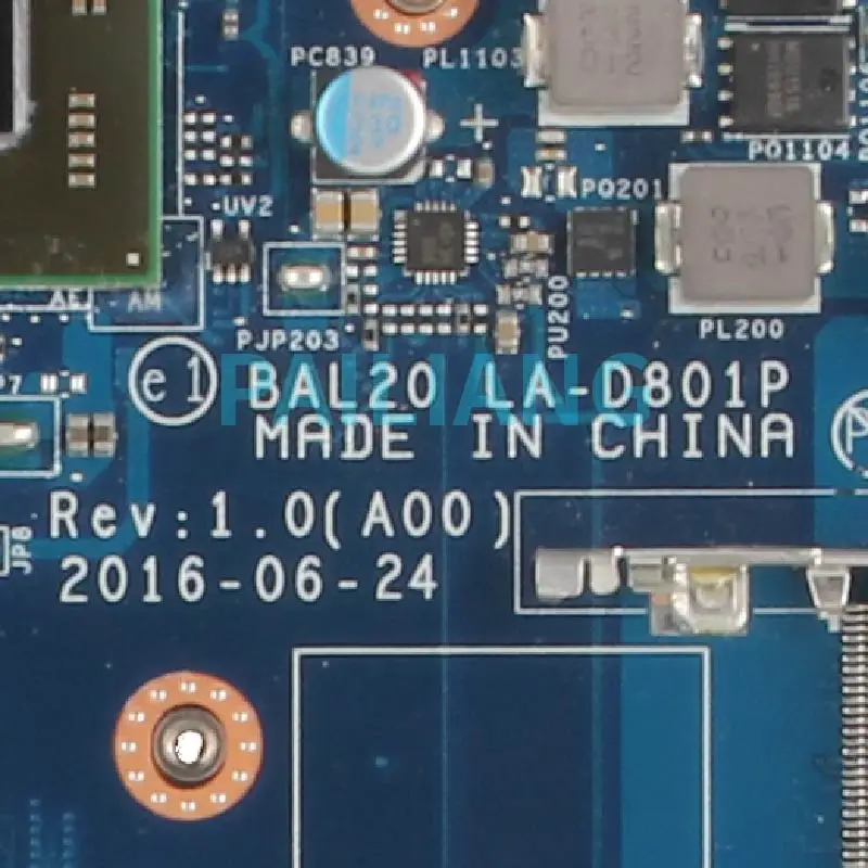 LA-D801P For Dell Inspiron 5567 5767 Notebook Mainboard SR2ZV i7-7500U 216-0889018 CN-0KFWK9 DDR4 Laptop Motherboard Full Tested