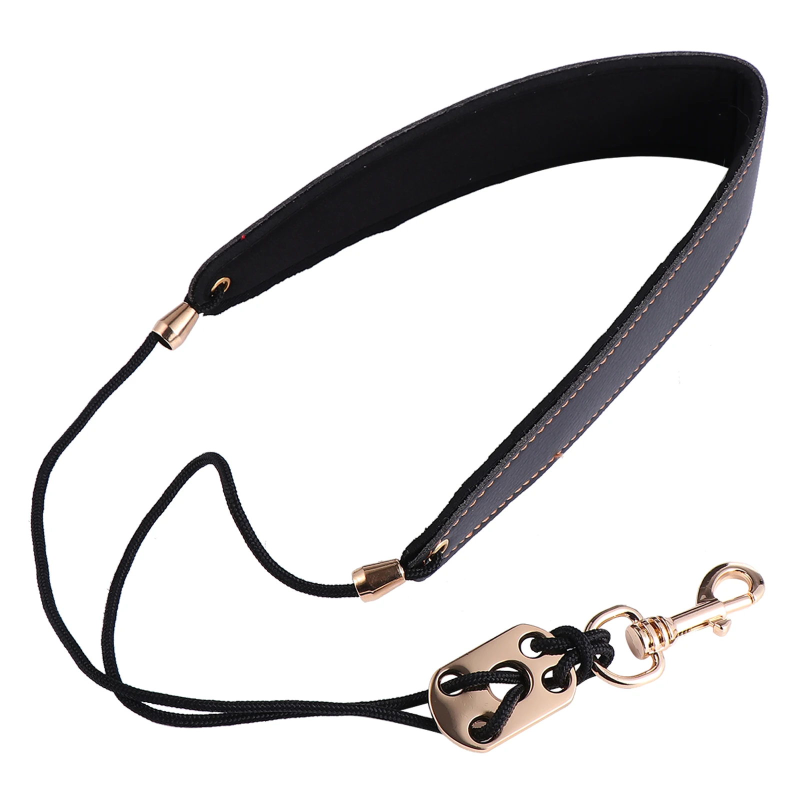 

Saxophone Strap Saxophone Belt Comfortable Adjustable Harness Practice Aid Easy Use Metal Accessories Sax Neck Strap